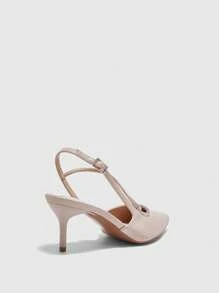 CUCCOO BIZCHIC Women High Heel Dress Shoes, Elegant Pointed Toe Stilettos, Apricot Color Spring Shoes Spring Break Easter - Beige - View 9