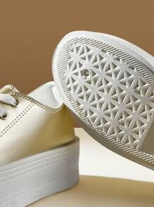 CUCCOO EASI Zapatillas de mujer de unicolor con diseño sencillo y casual, zapatillas de deporte para mujer, para el Día de San Valentín