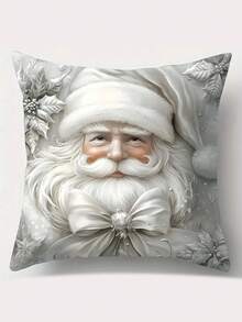 4 món, Đồ trang trí Giáng sinh, Bộ vỏ gối, Ông già Noel ấm áp New Forest, Họa tiết lễ hội màu bạc và trắng có khóa kéo cho phòng khách, , 17,72 X 17,72 inch, Trang trí phòng, Trang trí văn phòng, Trang trí phòng khách, Trang trí ghế sofa, Không có lõi gối, Quà tặng Giáng sinh - Nhiều màu - Xem 8
