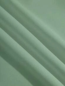 INAWLY Plus Size Women Casual Solid Drop Shoulder Loose Partial Zip Up Fleece Sweatshirt, Autumn/Winter Graduation,Back To School,Teacher Pullover Fall - Mint Green - View 4