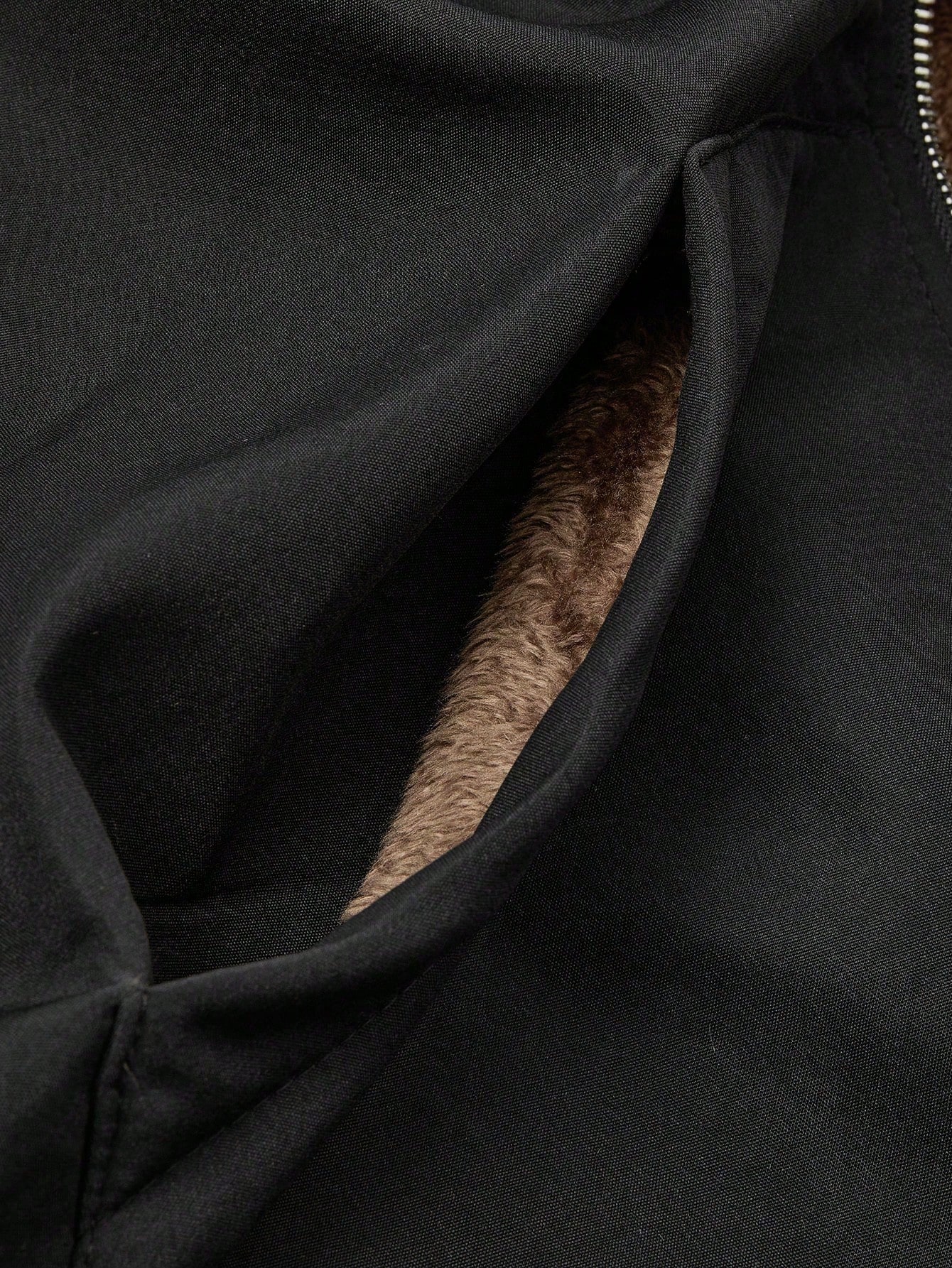 GlowEve معطف مبطن بالحرارة ذو لون أحادي بقصة عادية...