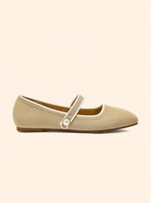 CUCCOO BASICS Chaussures plates élégantes et confortables pour femmes avec garniture bicolore, neuves pour les fêtes de fin d'année