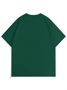 Claim Dot 男士卡通图案印花圆领休闲短袖 T 恤