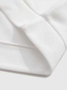 Aesthetic Post Men's Autumn Letter Graphic Long Sleeve Zip-Up Half Placket Casual Quarter Zip Sweatshirt - Multicolor - View 5