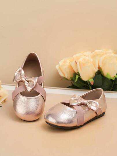 1 Pair Fashion Baby Flat Shoes, New Style Kids Flat Shoes For Baby Girls