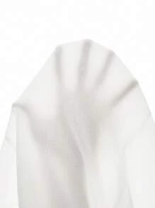 VaVaBold Vestido unicolor de espalda abierta de cuello halter - Blanco - Ver 8