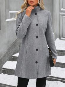 Calvaya Women Elegant Casual Long Sleeve Black Jacket