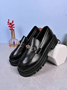 1 Pair Casual Fashionable Outdoor Versatile Durable Anti-Slip Flat Shoes For Teens - Black - View 5