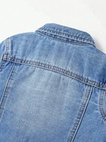 Baby Girl Loose Fit Denim Jacket
