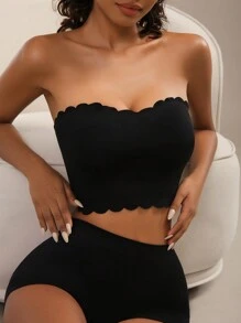 Nahtloser Trägerloser Bh