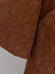 Calvaya Chaqueta informal de manga larga con capucha de peluche, de unicolor y holgada para mujer de talla grande, de otoño