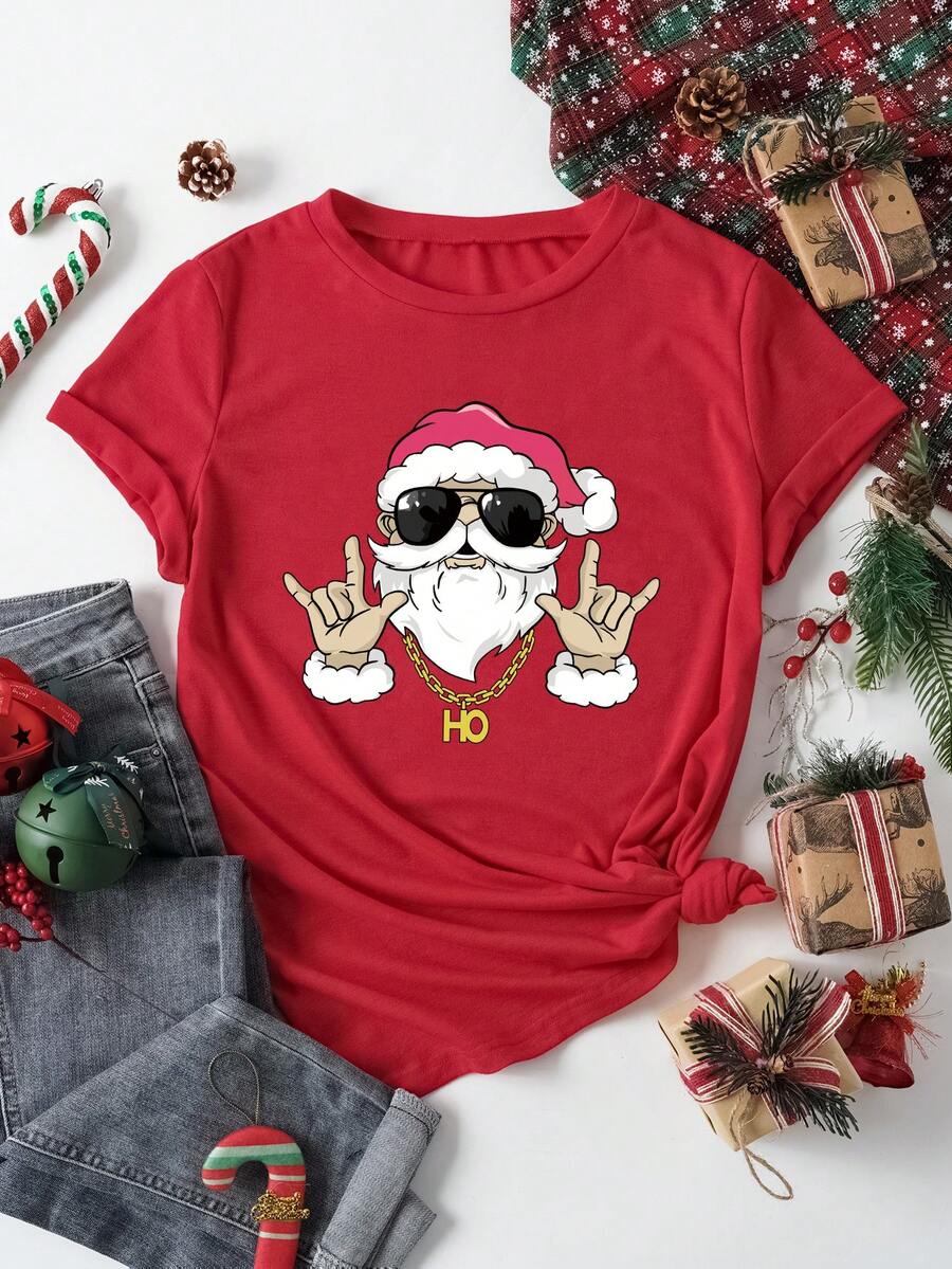 INAWLY T恤 - 紅色 - 查看 1