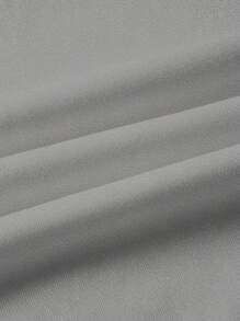 SHEIN LUNE 万圣节卡通字母图案印花长袖 T 恤 - 淺灰色 - 查看 5