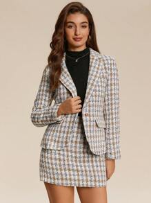 Chiquease Women Autumn Lapel Single Button Overcoat, Stylish Everyday Wear Fall Cloth For Women - Multicolor - View 3