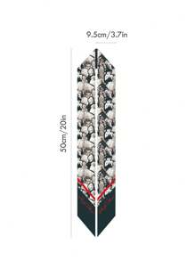 Marilyn Monroe X SHEIN Women Colorblock Figure Graphic Fashion Square Scarf