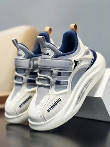 Giày thể thao nhẹ cho bé trai mùa thu/đông Campus Rotation Buckle, mềm mại & thoải mái, mũi giày chống va đập, đế chống trượt, thích hợp để mặc hàng ngày & đi học - Nhiều màu - Xem 1