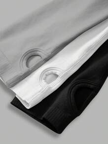 Easithlete Women's V-Neck Sports T-Shirt & Top Fitted Shirtworkout Tank Top Three Pair