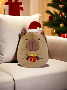 1 件圣诞装饰抱枕，可爱柔软舒适，客厅沙发装饰垫，卧室床头板，大气装饰，圣诞礼物