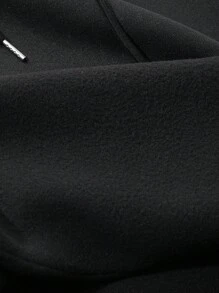 DAZY Áo nỉ nỉ kẻ caro dáng rộng thoải mái mới cho nữ mùa thu - màu đen - Xem 9