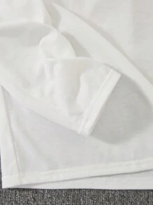 SHEIN 青少年男孩 3 件套休闲简约舒适百搭保暖超划算净色简约圆领 T 恤多件装返校节；文艺复兴；秋季服装；青少年男孩服装机场；鸡尾酒会；秋冬季 - 彩色 - 查看 6