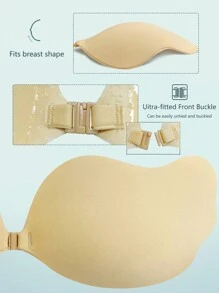 1 paire de soutiens-gorge adhésifs mini à forme d'aile personnalisés, soulève-gorge invisible, accessoires de soutien-gorge simple et , portables et avec fermoir