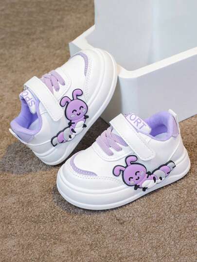 1 par de zapatillas blandas tipo oruga para bebé y niño pequeño, para primavera/otoño