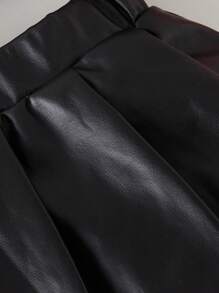 2 件装女婴时尚长袖夹克和裙子套装，适合派对和郊游，秋季，字母印花 - 彩色 - 查看 4