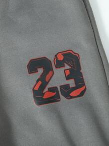 Bộ quần dài và áo hoodie tay dài cho bé trai tuổi teen - Xám - Xem 8