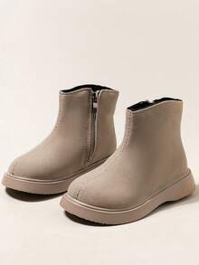 婴幼儿时尚靴子，春秋季短靴 - 灰色 - 查看 6