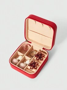 Strawberry Shortcake | ROMWE Caja de joyería con estampado de fresa y diseño de dibujos animados lindos - Multicolor - Ver 2