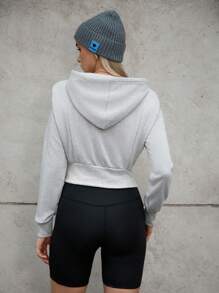 Tropiluxe Women Airport Outfit Casual Hoodie Sweatshirt, Autumn/Winter Sportwear For Daily Wear