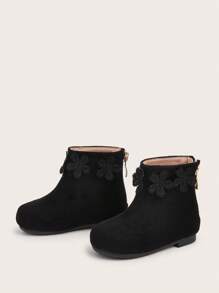 1pair Black Classic Cute & Comfortable Princess Boots