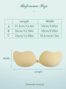 1 paire de soutiens-gorge adhésifs mini à forme d'aile personnalisés, soulève-gorge invisible, accessoires de soutien-gorge simple et , portables et avec fermoir
