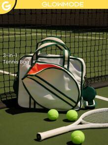 GLOWMODE 22L Champion 3-In-1 Detachable Tennis Tote Bag - White - View 10