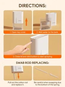 JMMO Humidifier,Double Nozzle Design,Large Mist Humidification,Anti-Dry Burning,1L Large Capacity,Minimalist Design,Atmosphere Night Light,Suitable For Office,Living Room And Bedroom