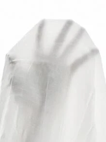 SHEIN LUNE Plus Knot Hem Roll Up Sleeve Shirt