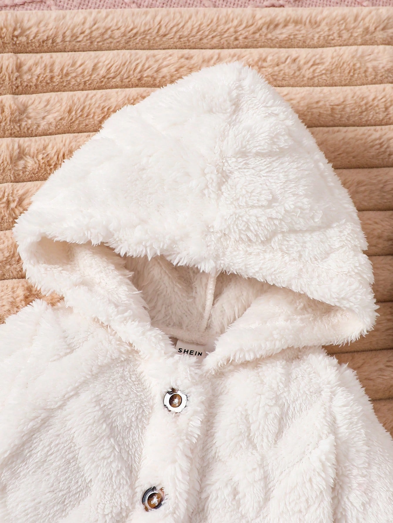 SHEIN ملابس رضع بنات عصرية وبسيطة، بألوان صلبة سمي...