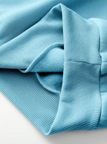 GENIUS ODE Herren Rundhals Langarm Handflächendruck Minimalistischer Sweatshirt, Lässiger Alltags-Tragekomfort, für den Herbst