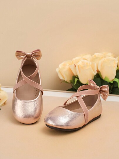 1 Pair Fashionable Baby Flat Shoes, New Design Children Flat Shoes For Girls