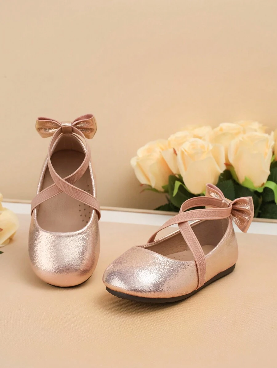 1 Pair Fashionable Baby Flat Shoes, New Design Children Flat Shoes For Girls