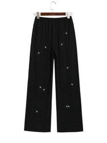 SHEIN Unity 多款纯色和图案印花休闲基本款简约裤 - 彩色 - 查看 6