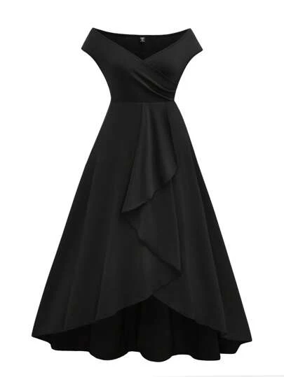 SHEIN Clasi Women Long Length Party Dress, Suitable For Formal Occasions And Celebrations Maxi Women Outfit
