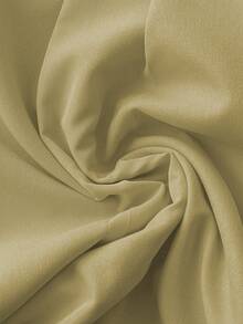 Calvaya Quần dài công sở dáng suông xếp ly màu trơn cỡ lớn cho nữ - Màu Khaki - Xem 4