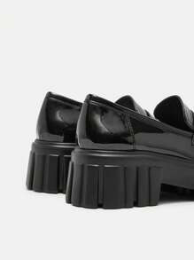 CUCCOO BIZCHIC Damen Mode vielseitige Plateauloafer Slip-On, Neu für Neujahr, Valentinstag