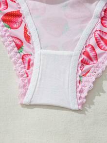 8 件套可爱甜美女士简约休闲内裤 - 彩色 - 查看 4