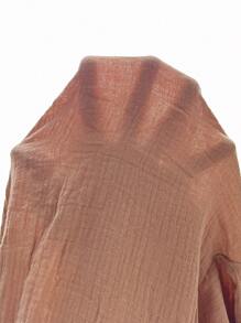 EMERY ROSE Quần nữ Thắt nơ trước màu trơn Giải trí - Gỗ đỏ - Xem 7