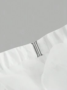 SHEIN MOD 复古白色华丽二合一连衣裙，带可拆卸多条下摆 - 宫廷风格、生日、秋季婚礼宾客、茶会礼服、狂欢节礼服 - 白色 - 查看 9