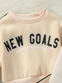 3pcs Baby Boy/Girl Casual Cute Long Sleeve Top, Vest And Pants Set, Autumn/Winter - Multicolor - View 4