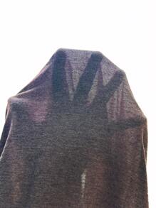 SHEIN Frenchy Plus Size Women's Solid Color Round-Neck Short Sleeve T-Shirt And Shorts Set - Coffee Brown - View 7