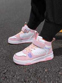 Lightweight, Soft Leather Upper, Comfortable Hook And Loop Closure, Cushioned Interior, Anti-Slip Durable Sole. Easy On & Off, Casual Sneakers For Teens